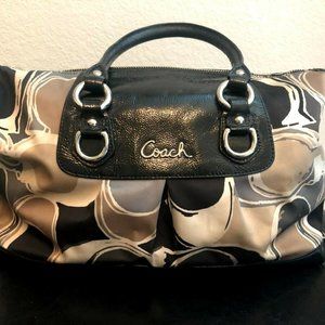 Silk Coach handbag